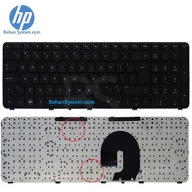 تصویر کیبورد لپ تاپ اچ پی Laptop Keyboard HP DV7-4000 