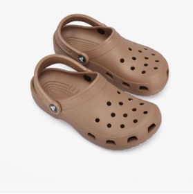 تصویر دمپایی قهوه ای کلاسیک Clog کراکس Crocs 