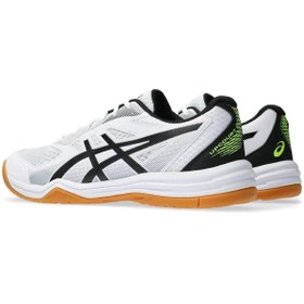 تصویر Asics Upcourt 5 کفش والیبال سفید مردانه 1071a086-103 Asics Upcourt 5 Erkek Beyaz Voleybol Ayakkabısı 1071a086-103