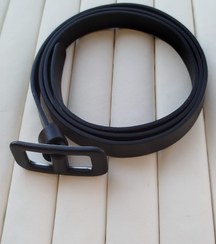 تصویر کمربند سگک مشکی روکش دار مجلسی زنانه عرض 1/5 سانت کد 1 