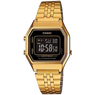 Black casio watch outlet price