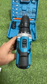 تصویر دریل شارژی12ولت 2باطری با لوازم مدل CX-1210 برند CLIMAX 