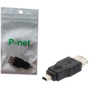 تصویر تبدیل OTG میکرو به USB برند P-NET 