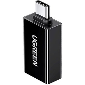 تصویر تبدیل OTG تایپ سی به USB یوگرین مدل US173 Ugreen US173 USB-C Male to USB Female OTG Adaptor