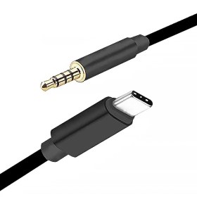تصویر کابل و تبدیل AUX به تایپ C شیائومی Digital Audio Cable For Type-C (AUX to Type C)