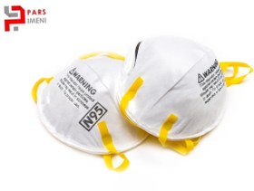 تصویر ماسک تنفسی N95 ۶ عددی فیلترینگ بالای ۹۵ درصد 