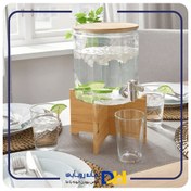 تصویر کلمن شیشه ای درب چوبی ٤ لیتری ایکیا IKEA365+