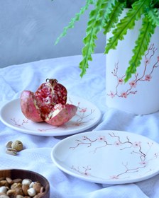 تصویر ست گلدان و پیش دستی دو عددی طرح نیلابی