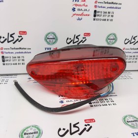 تصویر خطر عقب کامل موتور باکسر 150 و 125 