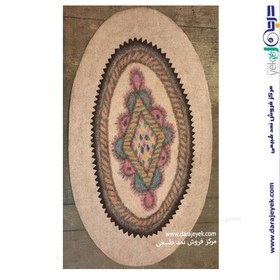 تصویر نمد بیضی پشم گوسفندی 