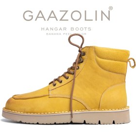 تصویر بوت هانگر گازولین زرد – GAAZOLIN Hangar Boots Banana Peel 