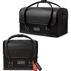 تصویر کیف ابزار نقاشیEM کیف ابزار نقاشی چرمی EM مناسب قرارگیری قلمو ، رنگ و ابزار ها طراحی دستگیره مقاوم باز شدن به صورت طبقه ای بسیار جادار برای انواع لوازم با تفکیک طبق در دو سایز 45 در 25 و 30 در 25