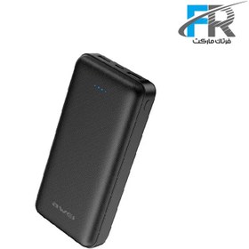 تصویر شارژر همراه آوی مدل P47K ظرفیت 20000 میلی آمپر ساعت AWEI 20000mAh Power Bank P47K