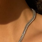 تصویر گردنبند تنیسی درشت 