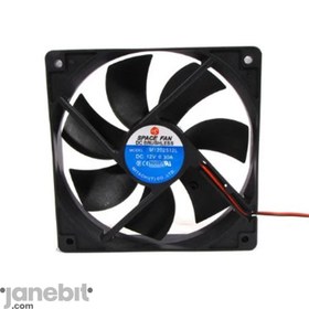 تصویر فن کیس رایانه برند SPACE FAN مدل M1202512L 