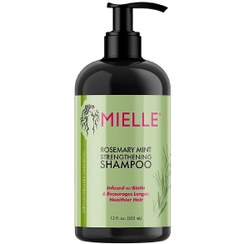 تصویر شامپو ضد ریزش و تقویت کننده مو رزماری و نعناع میله ارگانیک Mielle Rosemary Mint Strengthening Shampoo 