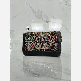 تصویر کیف سنتی سوزندوزی مشکی 