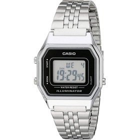 تصویر ساعت مچی اورجینال زنانه کاسیو Casio نقره ای | نقره ای| مشکی| کد رفرنس LA680WA-1DF کد محصول:12837