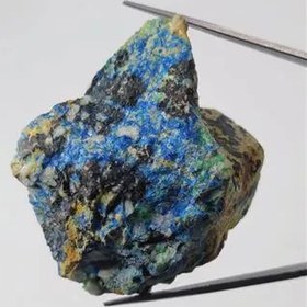 تصویر راف سنگ آزوریت مالاکیت معدنی و طبیعی 