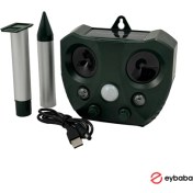 تصویر دورکننده حیوانات ،حشرات وپرندگان مدل اولتراسونیک باپنل خورشیدی 