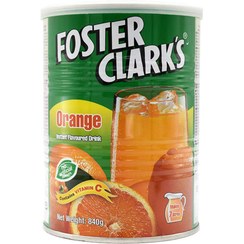 تصویر پودر شربت فوستر کلارکس طعم پرتقال وزن ۹۰۰ گرم 