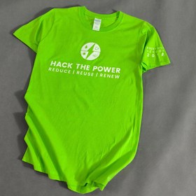 تصویر SIZE S-XS تیشرت اورجینال برند معتبر Gildan امریکا مدل HACK THE POWER 