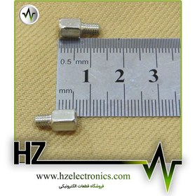 تصویر اسپیسر فلزی 6 میلی متری الکترونیک FM | برنجی M3 SP 6mm ( Brass Computer Spacer FM 3*6