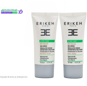 تصویر بی بی کرم ضد آکنه بژ طبیعی اریکه 30 میلی لیتر Erikeh Acne Care BB Cream 30 ml