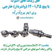 تصویر قفل رینگ واشردار خارجی سایز 1.25-12 مناسب برای دنا 207 سورن سمند و غیره 