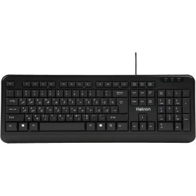 تصویر کیبورد باسیم هترون مدل HK240 ا Hatron HK240 USB Slim Wired Keyboard Hatron HK240 USB Slim Wired Keyboard