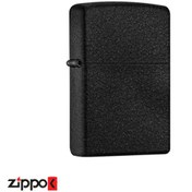 تصویر فندک زیپو مدل Zippo black crackle Lighter کد 236 Zippo black crackle Lighter