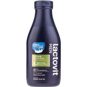 تصویر شامپو 3 در 1 احیا کننده مخصوص آقایان لاکتویت lactovit men active 3 in 1 shampoo