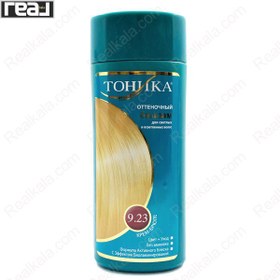 تصویر شامپو رنگ طلایی روشن شماره 9.23 تونیکا 150 میل ا TOHNKA Hair Color Shampoo 9.23 Creme Brulee 150ml TOHNKA Hair Color Shampoo 9.23 Creme Brulee 150ml
