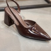 تصویر کفش پاشنه ۱۰ سانت ورنی 