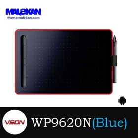 تصویر قلم نوری ویسون(رنگ سبز آبی)-Vson-wp9620N 