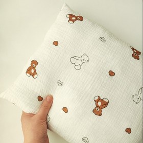 تصویر بالش نوزاد موسلین 