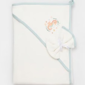 تصویر حوله کلاه دار نوزادی بی ارگانیک biorganic(bibaby) ترکیه 