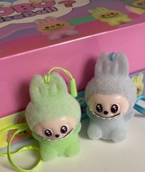 تصویر آویز عروسک مینی لبوبو همراه با جعبه شانسی 