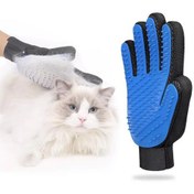 تصویر دستکش مو جمع کن مخصوص سگ و گربه برند ترو تاچ ا True Touch Five Finger Deshedding Glove True Touch Five Finger Deshedding Glove