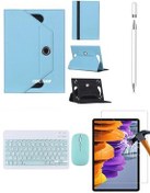 تصویر کاور تبلت OTEETO TAB12 PRO 10.1INCH سازگار با ست صفحه کلید 4 در 1 محافظ نمایش قلم مورد موس corcishop 