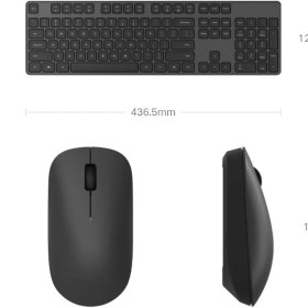 تصویر ست ماوس و کيبورد شیائومی مدل Xiaomi Wireless Keyboard & Mouse Set WXJS01YM Xiaomi Wireless Keyboard & Mouse Set WXJS01YM