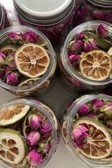 تصویر دمنوش غنچه و اسلایس لیمو برزیلی 