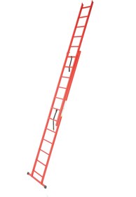 تصویر نردبان کشویی ۲۴ پله آیرون ۷ متری 