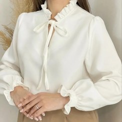 تصویر شومیز نیلا سایز ۴۸ و ۵۰ رنگ سفید 