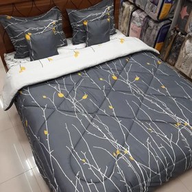 تصویر روتختی دونفره کتان نخ bedspread