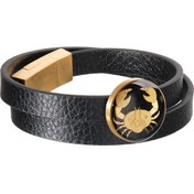 تصویر دستبند چرم زنانه تیر 