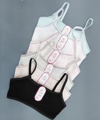 تصویر نیمتنه دخترانه کاپدار - صورتی 