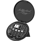 تصویر مجموعه لوازم جانبی و مبدل موبایل نیتو Nitu اورجینال مدل NN34 مشکی کد 16415 