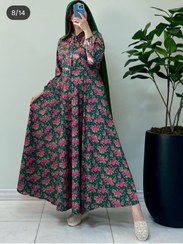 تصویر پیراهن کرپ فلور - طرح ۲ Pirahan kerep felor