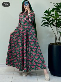 تصویر پیراهن کرپ فلور - طرح ۲ Pirahan kerep felor